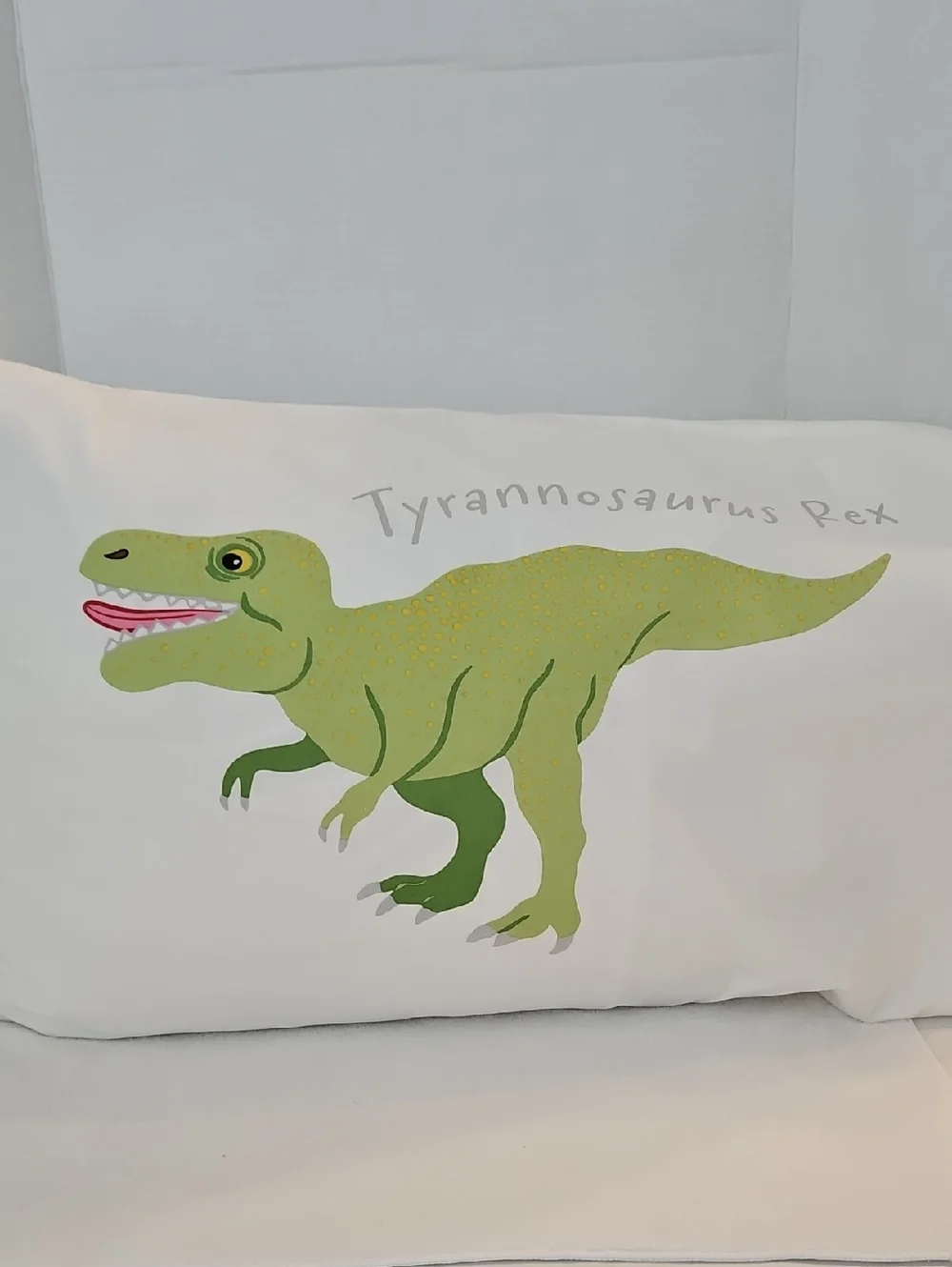 IKEA Jattelik Multicolor Dinosaur Tyrannosaurus Rex Twin Duvet Sham Set